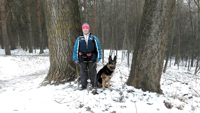 Зимний лесопарк и большая свобода для Кейси