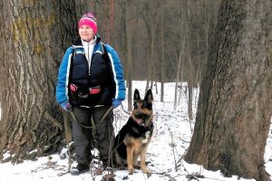 Зимний лесопарк и большая свобода для Кейси